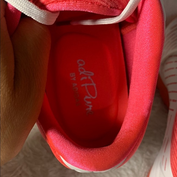 ADIDAS ADIPURE SPORT 2.0 Stylish White and Pink Women's golf Athletic Shoes - Picture 5 of 8